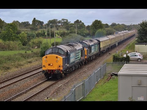 37601 and 37612  with The Autumn West Highlander Positioning Move on 29th September 2016