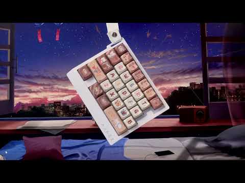 Клавіатура Ajazz AK029 Meow Magnetic Switch White (AK029-M-Y)