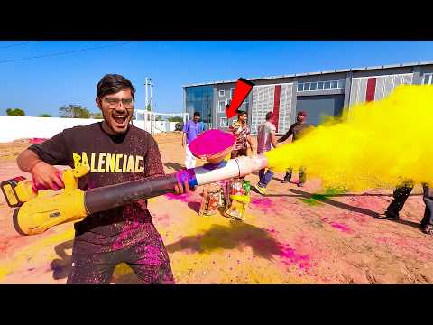 We Made Powerful Holi Colour Thrower🔥| No one can stand in front of this