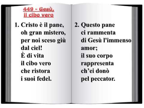 449 Gesù, il cibo vero - Innario Chiesa Cristiana  Avventista del Settimo Giorno 2014