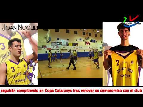 Los colomenses del CB Sant Josep, Joan Noguera y Unai Díaz, seguirán compitiendo en Copa Catalunya