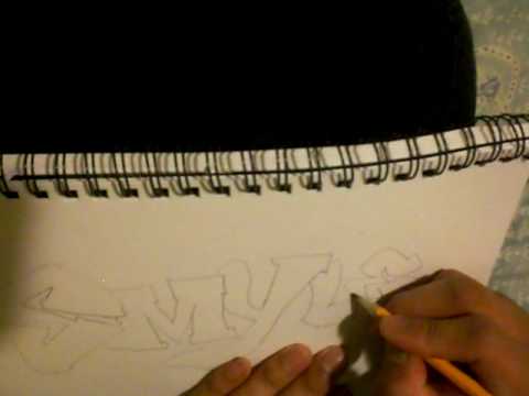 LENNY SMYLER Drawing a graffiti and showing ya his new track "Buenas Noches"