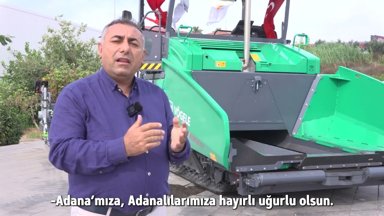 Araç Filomuza Kattığımız Son Teknoloji Asfalt Serme Finişeri Çalışmalarımıza Büyük Bir Hız Katacak