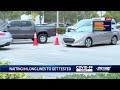 Mile Long COVID 19 Testing Line Takes Over PGA Boulevard In Palm Beach Gardens