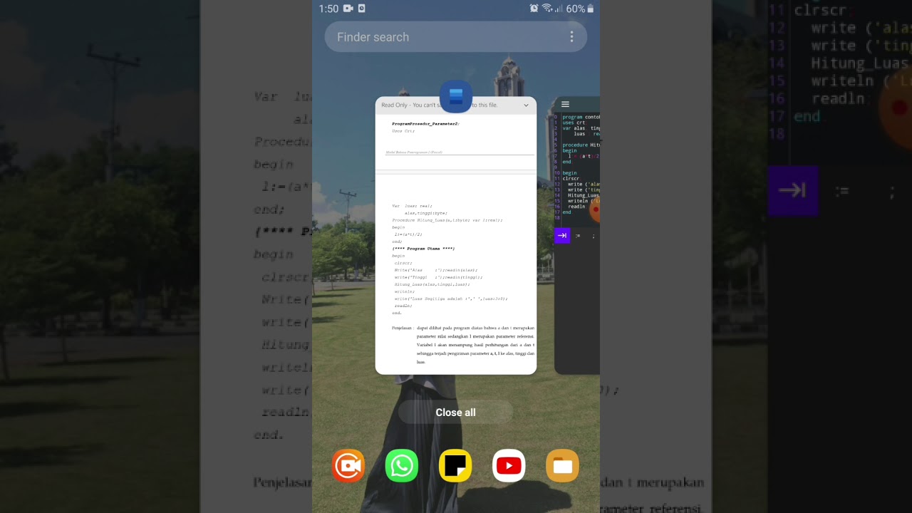 Procedure dan function dalam Pascal