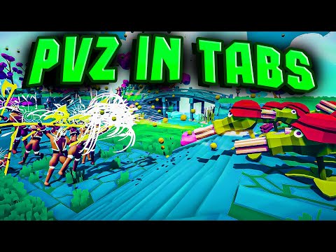 10 PEA SHOOTER VS EVERY FACTION - Totally Accurate Battle Simulator TABS | PVZ in TABS