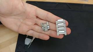 Seiko Armbänder mit Pin und Hülse anpassen, Tutorial, pin and collar, deutsch