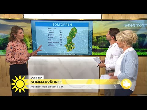 Här utlovas sol – hela veckan  - Nyhetsmorgon (TV4)