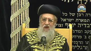 חיוב קריאת פרשת זכור I מרן הראשון לציון הגאון רבי דוד יוסף שליט＂א  אדר תשפ"ו (רבנים שונים) - התמונה מוצגת ישירות מתוך אתר האינטרנט יוטיוב. זכויות היוצרים בתמונה שייכות ליוצרה. קישור קרדיט למקור התוכן נמצא בתוך דף הסרטון