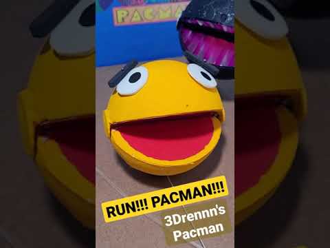 Pacman VS ROBOT PACMAN | Cardboard Version #shorts