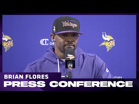 Brian Flores on Vikings Defensive Performances, Finishing 2025 Season Strong & Harrison Smith