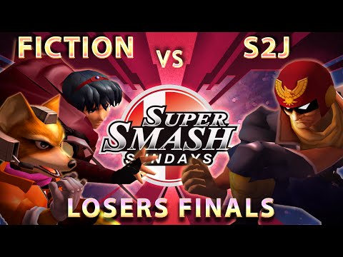 SSS 28 - Fiction (Marth, Fox) Vs. S2J (Falcon) SSBM Losers Finals - Melee