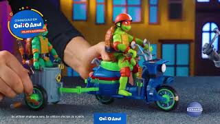 Video de Tortugas Ninja Película Figura con Moto Ninja Cycle