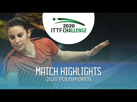 Chiara Colantoni vs Klaudia Franaszczuk | 2020 ITTF Polish Open Highlights (Group)