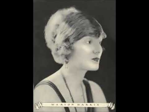 Marion Harris - Sweet Cookie 1921