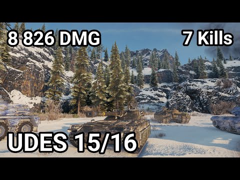UDES 15/16 - 8 826 damage / 7 kill / 665 blocked