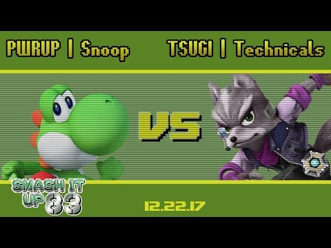 TSUGI | Technicals (Fox) vs PWRUP | Snoop (Yoshi)  -SIU 83 - Wii U