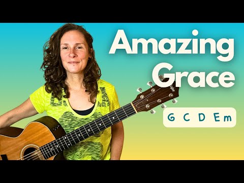 Learn AMAZING GRACE (melody & chords)-EASY GUITAR tutorial