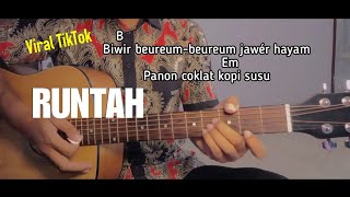Download lagu Chord Gitar RUNTAH || viral tiktok (Biwir beureum-beureum jawer hayam Panon coklat kopi susu) mp3 Download lagu Chord Gitar RUNTAH || viral tiktok (Biwir beureum-beureum jawer hayam Panon coklat kopi susu) mp3