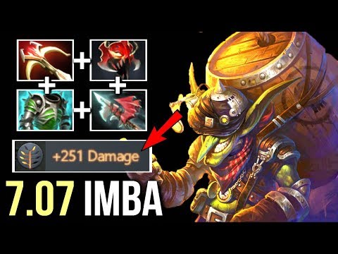 MADNESS 7.07 TECHIES CARRY +251 Damage Cancer Talent Fun Gameplay by Mind_Control WTF Dota 2