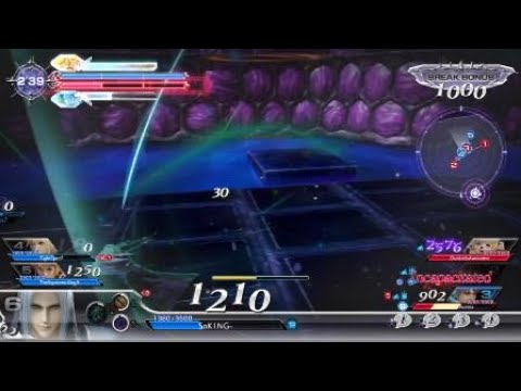 Octaslash with Omnislash combo DISSIDIA FINAL FANTASY NT