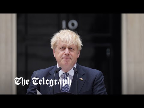 Watch Boris Johnson's resignation speech in full