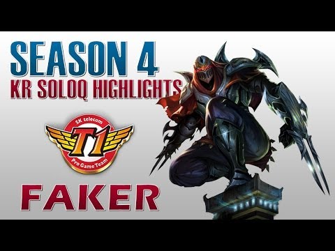 SKT T1 Faker - Zed vs LeBlanc - KR SoloQ Highlights