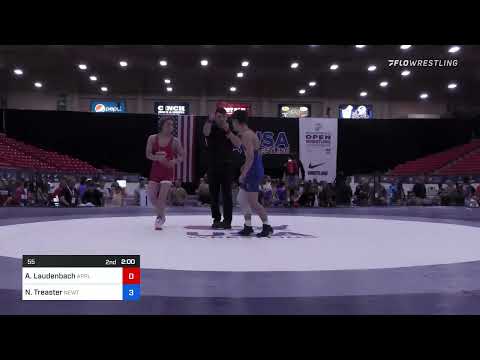 55 Lbs Rr Rnd 2 - Austin Laudenbach, Apple Valley Wrestling Club Vs Nick Treaster, Newton Wrestlin