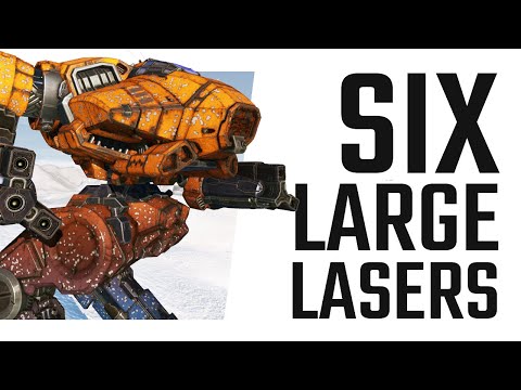 Six ER Large Lasers on the Supernova - Mechwarrior Online The Daily Dose #1183