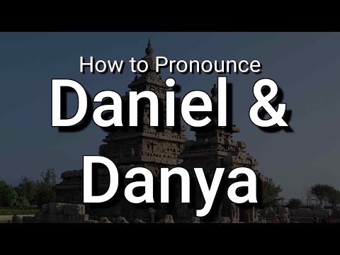 How to Pronounce Daniel and Danya Differently - Pronunciation and Meaning
