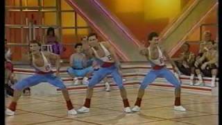 The 1987 Crystal Light National Aerobic Championship, team competition The San Francisco Bay Club