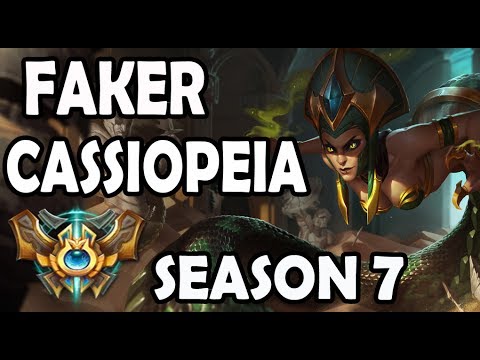 SKT T1 Faker plays CASSIOPEIA vs GALIO - Ranked Challenger Korea