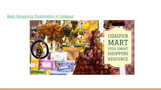 Best Shopping Destination in Udaipur