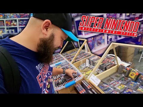 HE Bought OVER 20 SNES GAMES at THIS Con!
