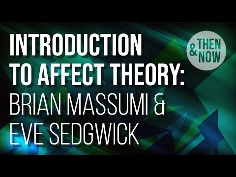 Introduction to Affect Theory: Brian Massumi & Eve Sedgwick