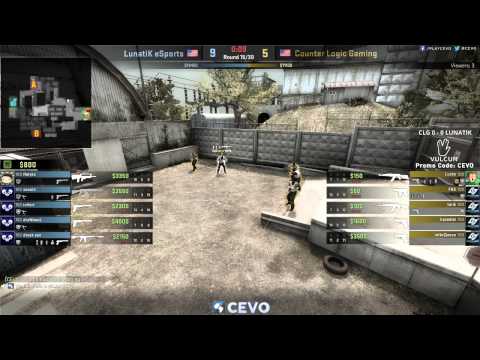 Counter-Logic Gaming vs Lunatik eSports Game 1 (CEVO-P CS:GO Season 7) - Misled & LAYTORR