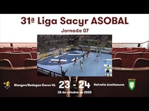31ª Liga Sacyr ASOBAL J10: Blasgon/Bodegas Ceres VA - Helvetia Anaitasuna