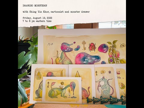 Drawing Monsters with Shing Yin Khor - SAW Free Friday Night Comics Workshop