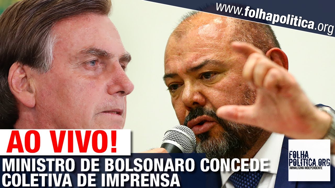 AO VIVO: MINISTRO DE BOLSONARO SE PRONUNCIA E CONCEDE COLETIVA DE IMPRENSA - AUXÍLIOS - CAMINHONE...