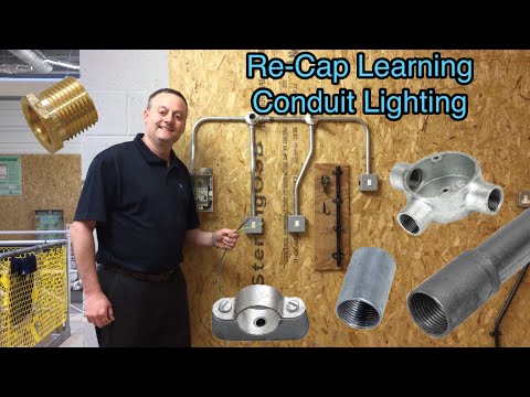 Re-Cap Learning Part 1 our Steel Conduit Lighting Circuit (Installation Theory Exam)