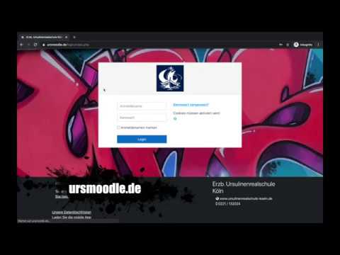 Moodle: Erster Login
