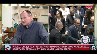 Kukiz: chcę by za trzy lata doszło do odsunięcia od władzy ludzi, którzy Polskę mają tylko w klapie