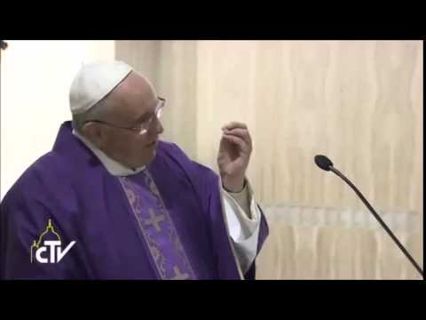 HOMILIA DO PAPA FRANCISCO - 11/12/2014- Dublado pela Pascom Lapa