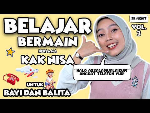 Belajar Bersama Kak Nisa Untuk Balita - Kata Pertama Bayi, Mengenal Hewan, Lagu Interaktif Balita