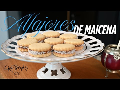 ALFAJORES de Maicena. Con dulce de leche. Receta Tradicional Casera.