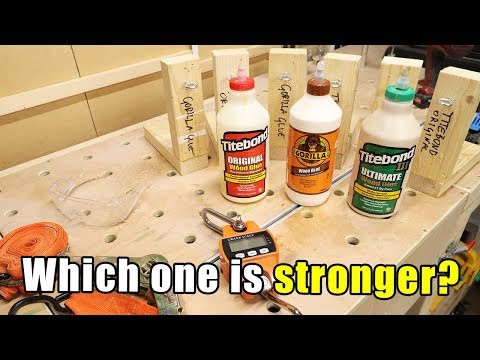 Wood Glue Strength Test - Titebond III vs Titebond Original vs Gorilla Glue