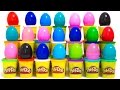 Play doh playlets Surprise eggs Unboxing Huevos sorpresa by unboxingsurpriseegg