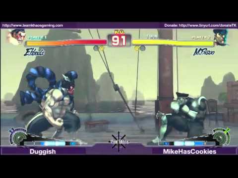 Duggish (HON) vs MikeHasCookies (DIC) AFDOJO Super SF4 Tournament -- 01/06/2010