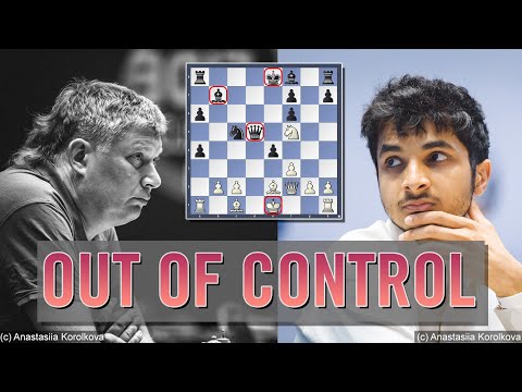 Out of control | Vidit Gujrathi vs Alexei Shirov | FIDE Grand Prix Belgrade 2022