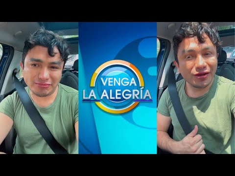 Gabriel Cuevas fue despedido de "Venga La Alegria"; llora por esta injusticia